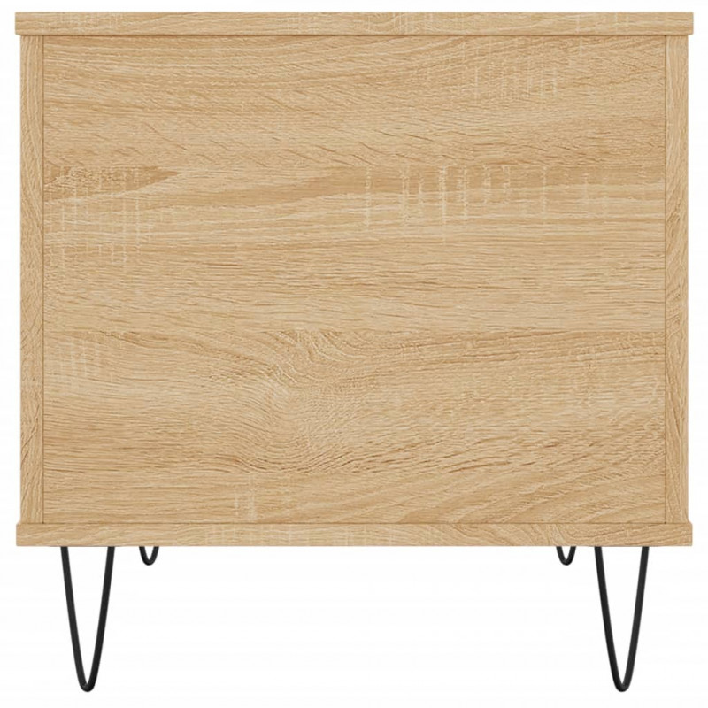 Stolik kawowy, dąb sonoma 60x44,5x45 cm materiał drewnopochodny