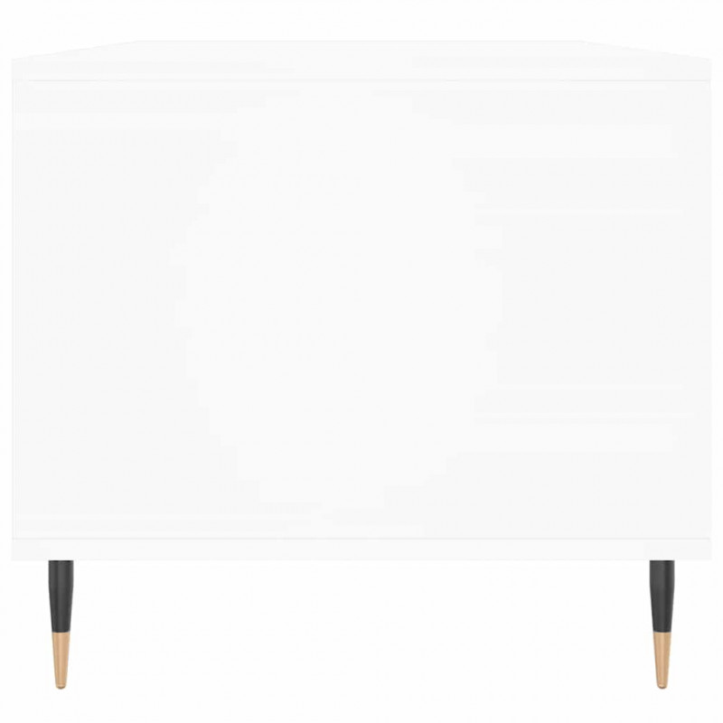 Stolik kawowy, biały 90x49x45 cm, materiał drewnopochodny