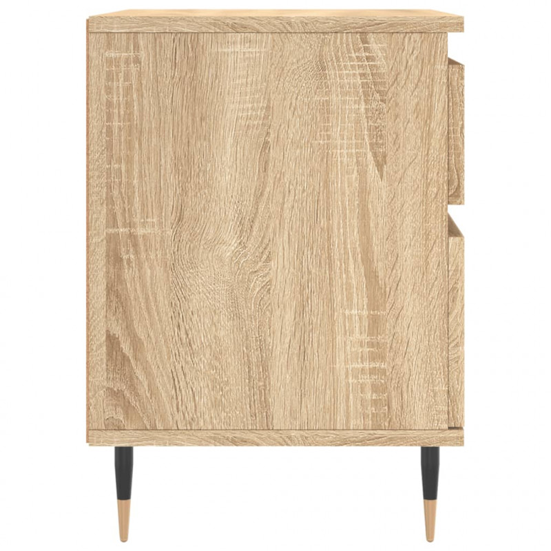 Szafka nocna, dąb sonoma, 40x35x50 cm, materiał drewnopochodny