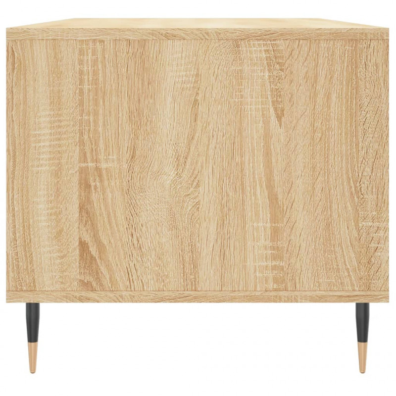 Stolik kawowy, dąb sonoma 90x49x45 cm, materiał drewnopochodny