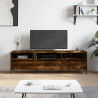 Szafka pod TV, przydymiony dąb, 150x30x44,5 cm