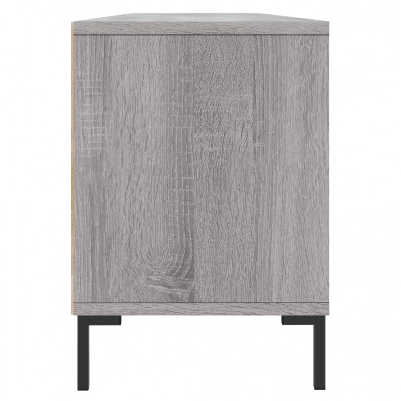 Szafka pod TV, szary dąb sonoma, 150x30x44,5 cm