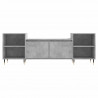 Szafka pod TV, szarość betonu, 160x35x55 cm
