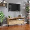 Szafka pod TV, dąb sonoma, 100x34,5x44,5 cm