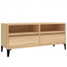 Szafka pod TV, dąb sonoma, 100x34,5x44,5 cm