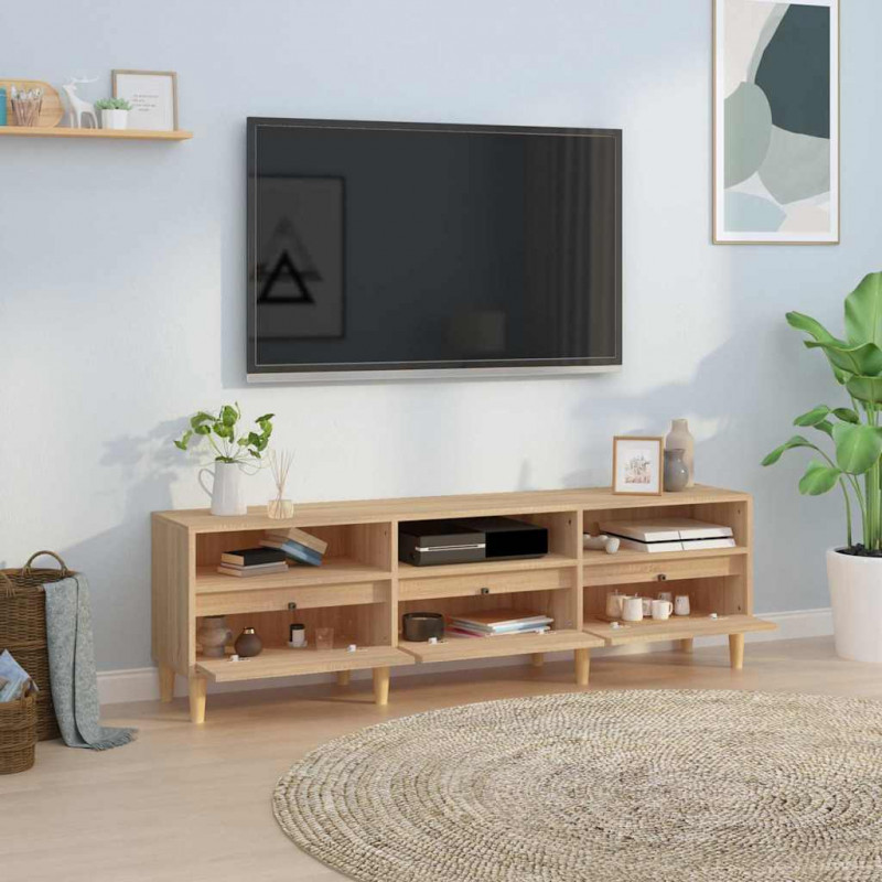 Szafka pod TV, dąb sonoma, 150x30x44,5 cm