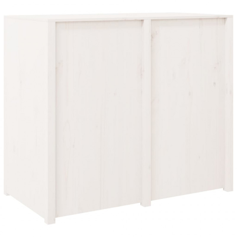 Szafka kuchenna na zewnątrz, MEPPEL, biała, 106x55x92cm, drewno sosnowe