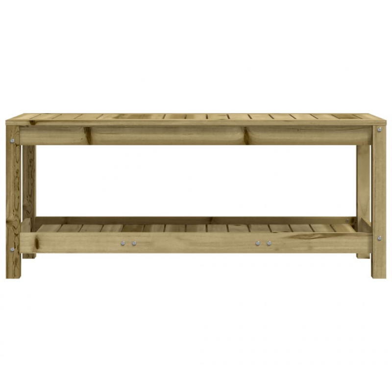 Ławka ogrodowa, 108x35x45 cm, impregnowane drewno sosnowe