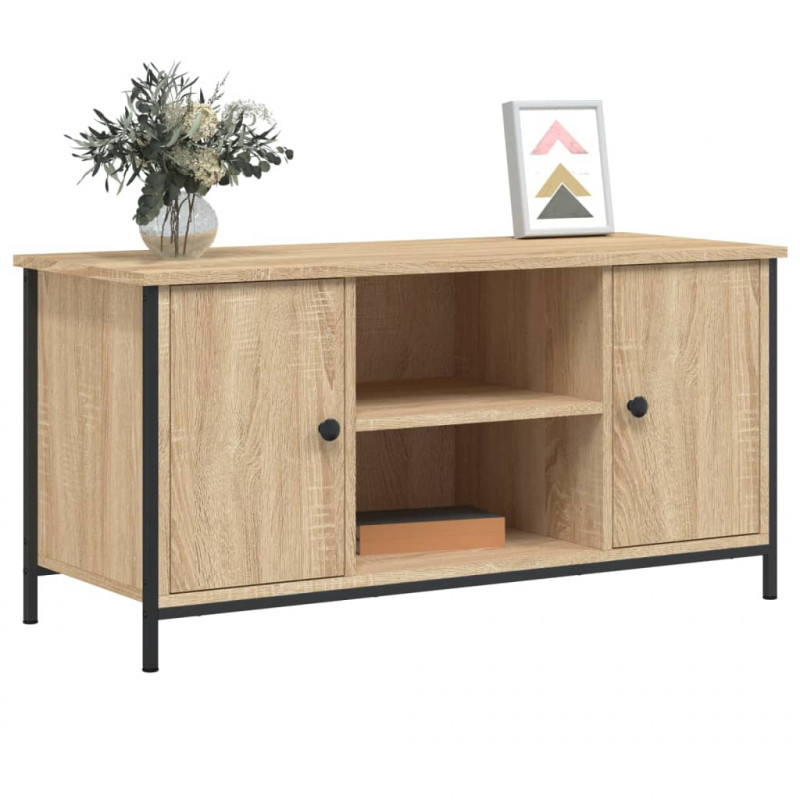 Szafka pod telewizor, dąb sonoma, 100x40x50 cm