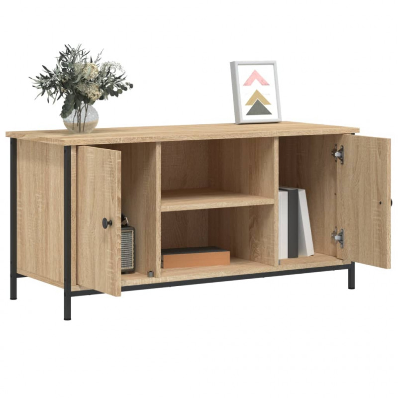 Szafka pod telewizor, dąb sonoma, 100x40x50 cm