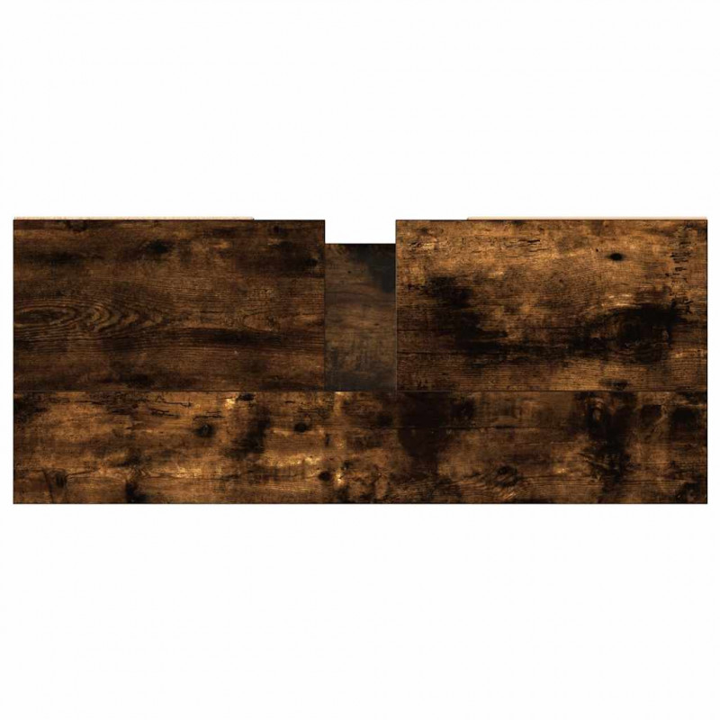 Szafka łazienkowa, przydymiony dąb, 80x33x60 cm