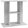 Stojak pod akwarium Betonowy Szary 60x30x60 cm Drewno konstrukcyjne