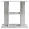 Stojak pod akwarium Betonowy Szary 60x30x60 cm Drewno konstrukcyjne