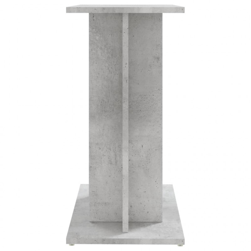 Stojak pod akwarium Betonowy Szary 60x30x60 cm Drewno konstrukcyjne