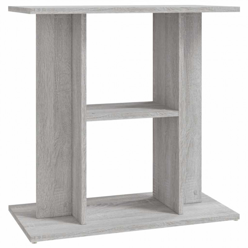 Stojak na akwarium Sonoma w kolorze szarym 60x30x60 cm Drewno konstrukcyjne