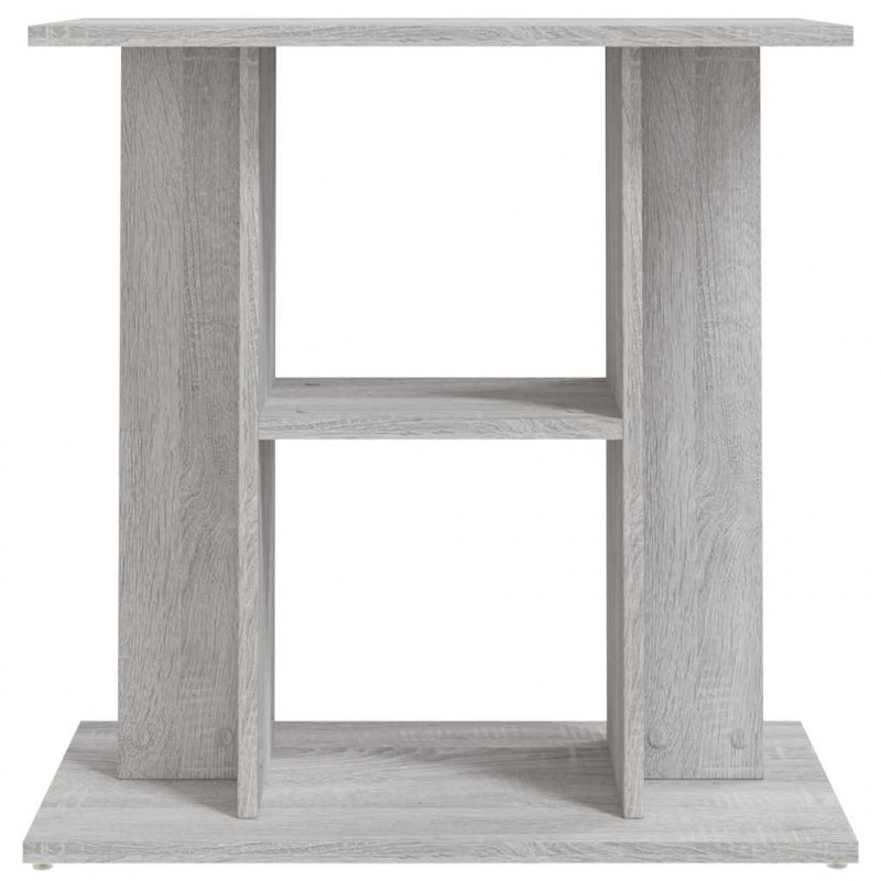 Stojak na akwarium Sonoma w kolorze szarym 60x30x60 cm Drewno konstrukcyjne