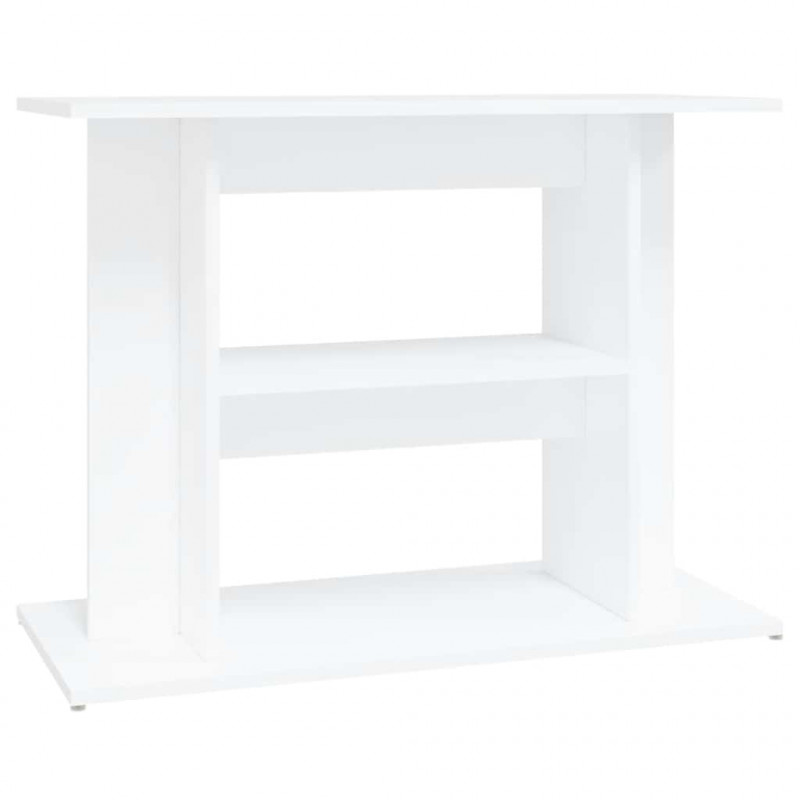 Szafka pod akwarium, biała, 80x35x60 cm