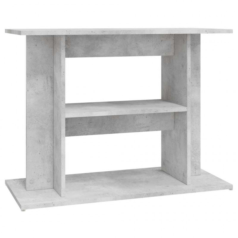 Stojak pod akwarium Betonowy Szary 80x35x60 cm Drewno konstrukcyjne