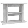 Stojak pod akwarium Betonowy Szary 80x35x60 cm Drewno konstrukcyjne