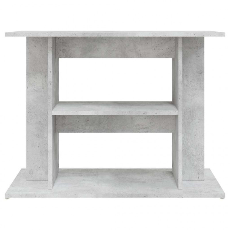 Stojak pod akwarium Betonowy Szary 80x35x60 cm Drewno konstrukcyjne