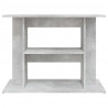 Stojak pod akwarium Betonowy Szary 80x35x60 cm Drewno konstrukcyjne