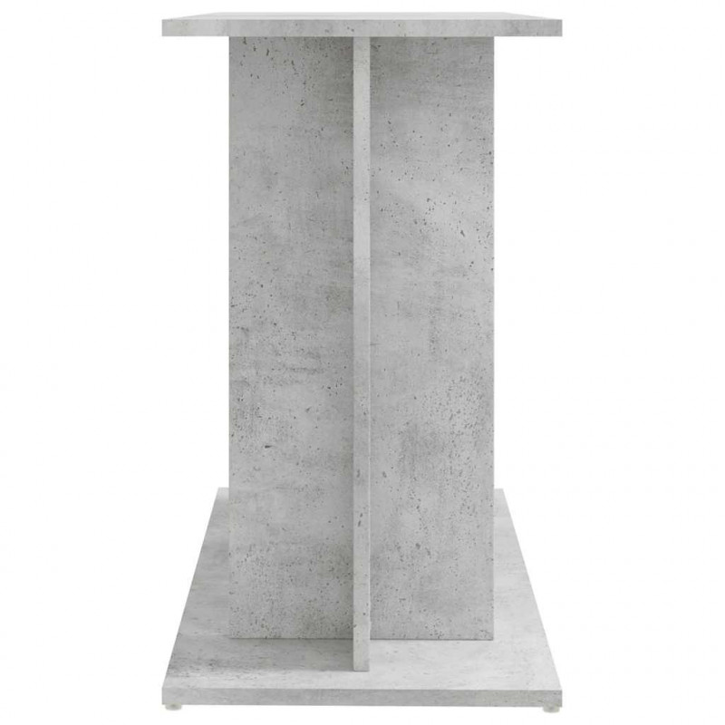 Stojak pod akwarium Betonowy Szary 80x35x60 cm Drewno konstrukcyjne