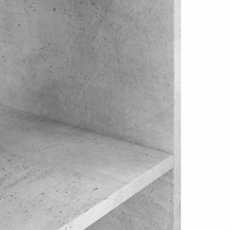 Stojak pod akwarium Betonowy Szary 80x35x60 cm Drewno konstrukcyjne