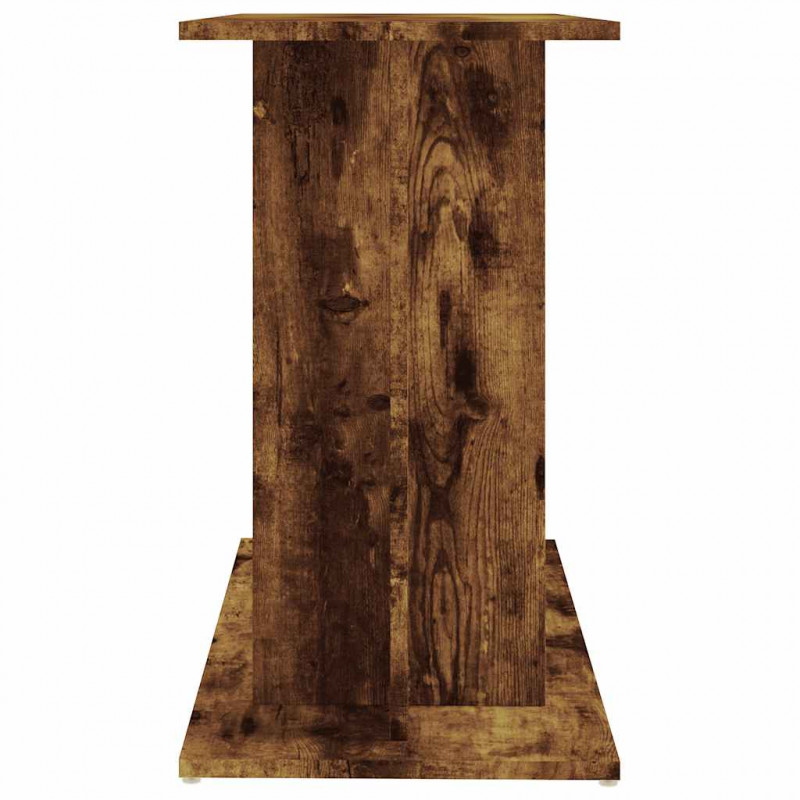 Stojak pod akwarium dąb wędzony 80x35x60 cm Drewno konstrukcyjne