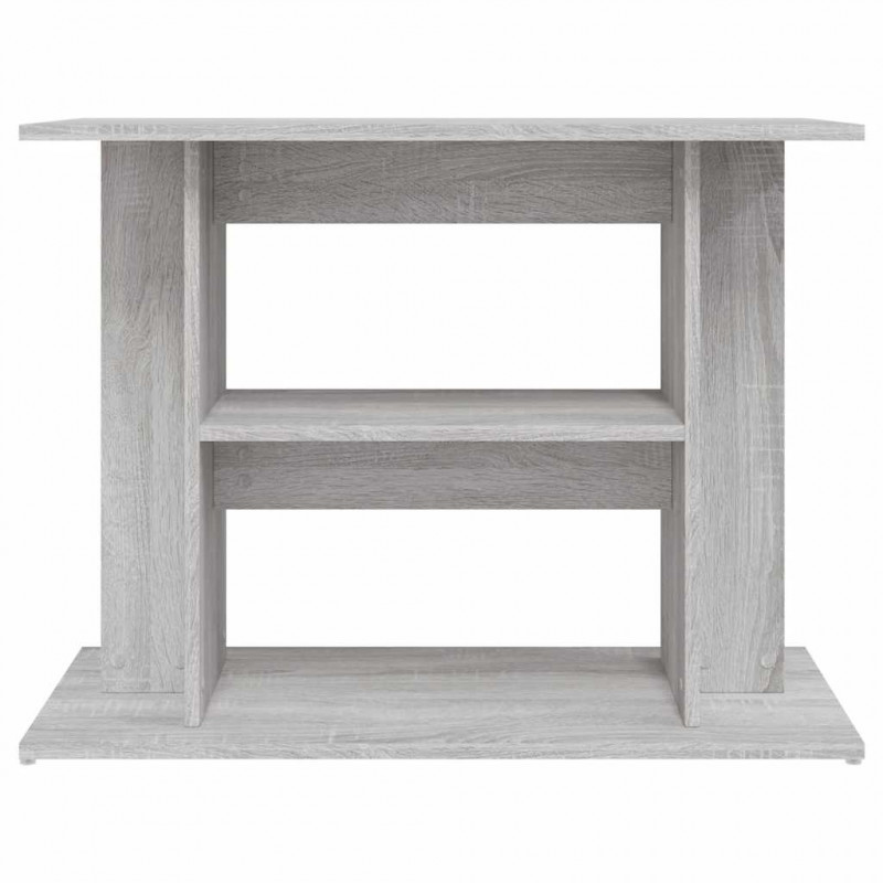 Stojak na akwarium Sonoma w kolorze szarym 80x35x60 cm Drewno konstrukcyjne