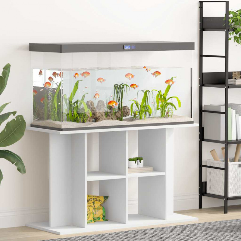 Szafka pod akwarium, biała, 100x40x60 cm