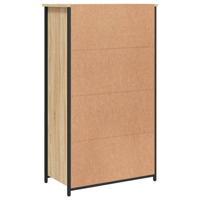 Kredens, dąb sonoma, 62x32x106,5 cm, materiał drewnopochodny