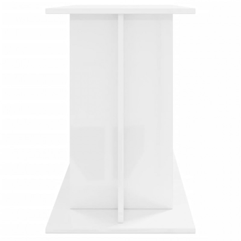 Szafka pod akwarium, biała na wysoki połysk, 120x40x60 cm