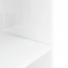 Szafka pod akwarium, biała na wysoki połysk, 120x40x60 cm