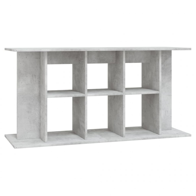 Stojak pod akwarium Betonowy Szary 120x40x60 cm Drewno konstrukcyjne