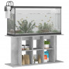 Stojak pod akwarium Betonowy Szary 120x40x60 cm Drewno konstrukcyjne