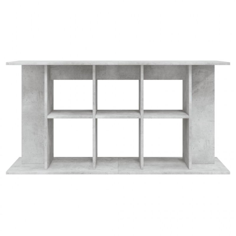 Stojak pod akwarium Betonowy Szary 120x40x60 cm Drewno konstrukcyjne