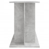 Stojak pod akwarium Betonowy Szary 120x40x60 cm Drewno konstrukcyjne