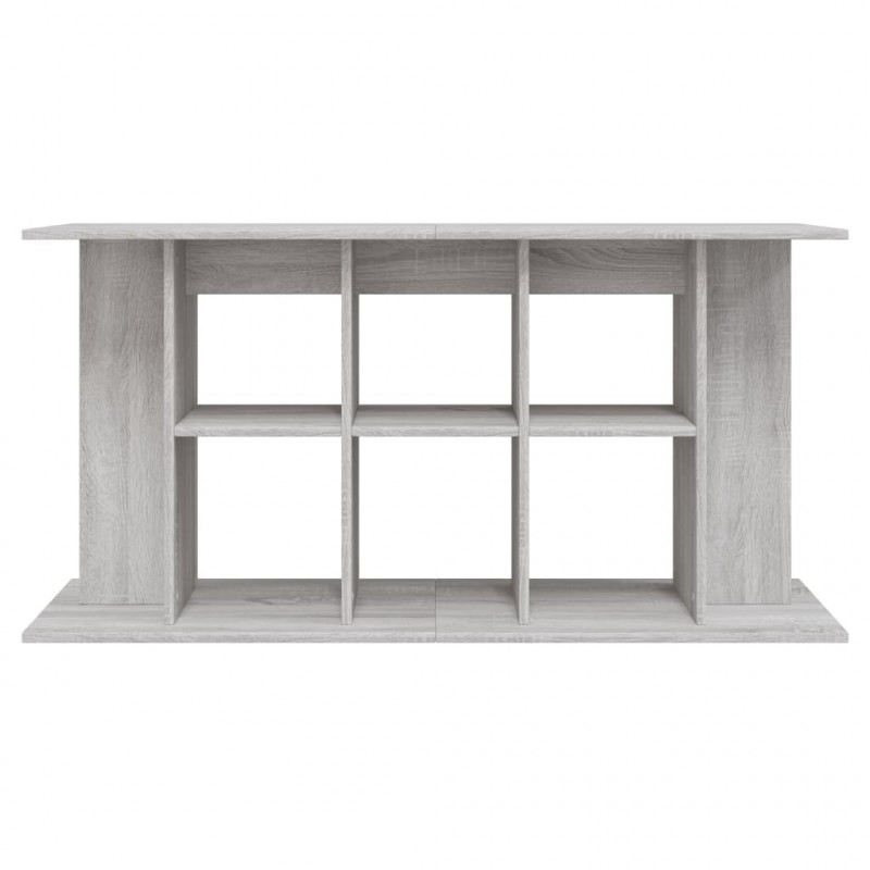 Szafka pod akwarium, szary dąb sonoma, 120x40x60 cm