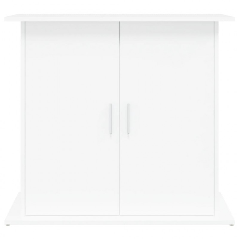 Szafka pod akwarium, biała 81x36x73 cm, materiał drewnopochodny