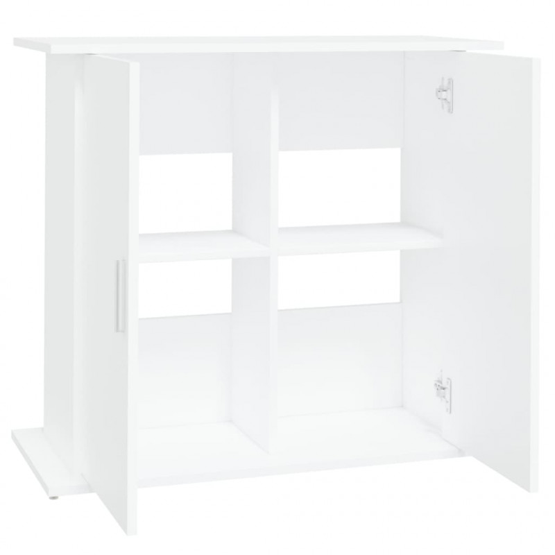Szafka pod akwarium, biała 81x36x73 cm, materiał drewnopochodny