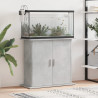 Stojak pod akwarium Betonowy Szary 81x36x73 cm Drewno konstrukcyjne