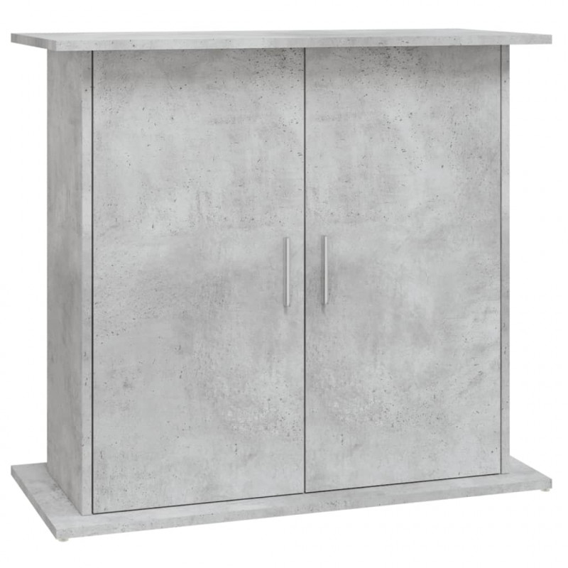 Stojak pod akwarium Betonowy Szary 81x36x73 cm Drewno konstrukcyjne