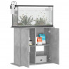 Stojak pod akwarium Betonowy Szary 81x36x73 cm Drewno konstrukcyjne