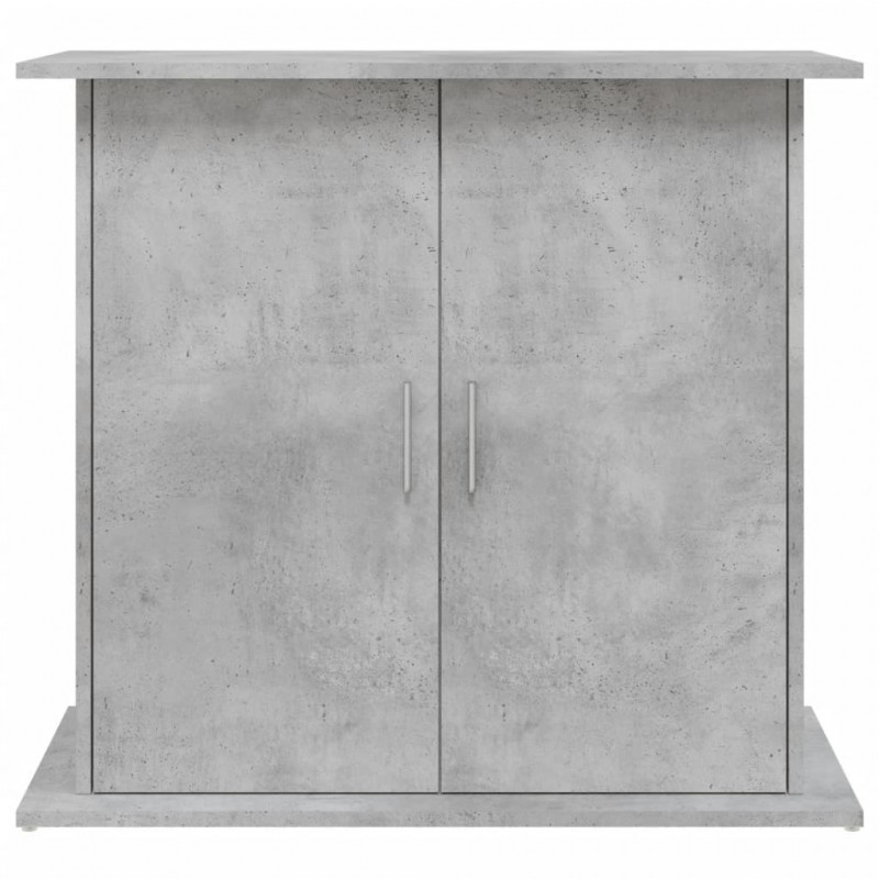 Stojak pod akwarium Betonowy Szary 81x36x73 cm Drewno konstrukcyjne