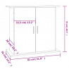 Stojak pod akwarium Betonowy Szary 81x36x73 cm Drewno konstrukcyjne