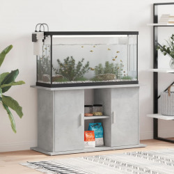 Stojak pod akwarium Betonowy Szary 101x41x58 cm Drewno konstrukcyjne