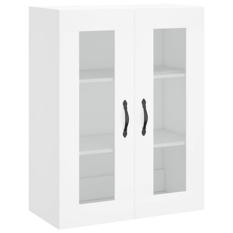 Szafka wisząca, biała, 69,5x34x90 cm, materiał drewnopochodny