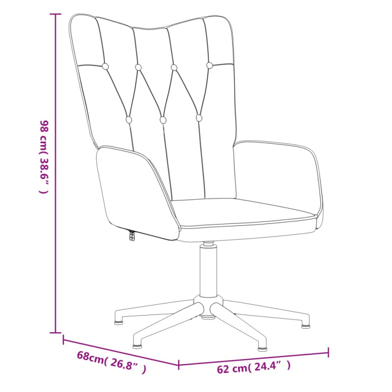 Fotel z podnóżkiem, kolor taupe, obity tkaniną