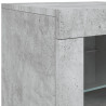 Szafka z oświetleniem LED, szarość betonu, 60,5x37x67 cm