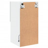 Szafki pod telewizor, z LED, 2 szt., białe, 30,5x30x60 cm